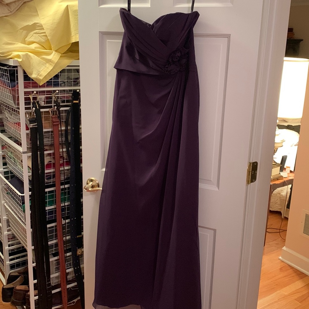Alfred Angelo dark purple formal gown. Size 8.